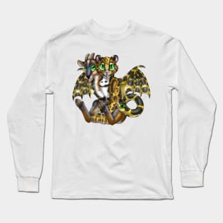 Chimera Cubs: Clouded Leopard (Ocher) Long Sleeve T-Shirt